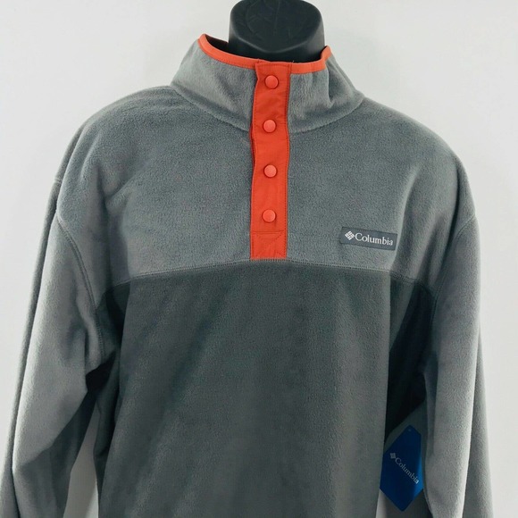 Columbia Men's Steens Mountain 1/2-Snap Fleece Jacket - Size 2XL - Picture 3 of 8